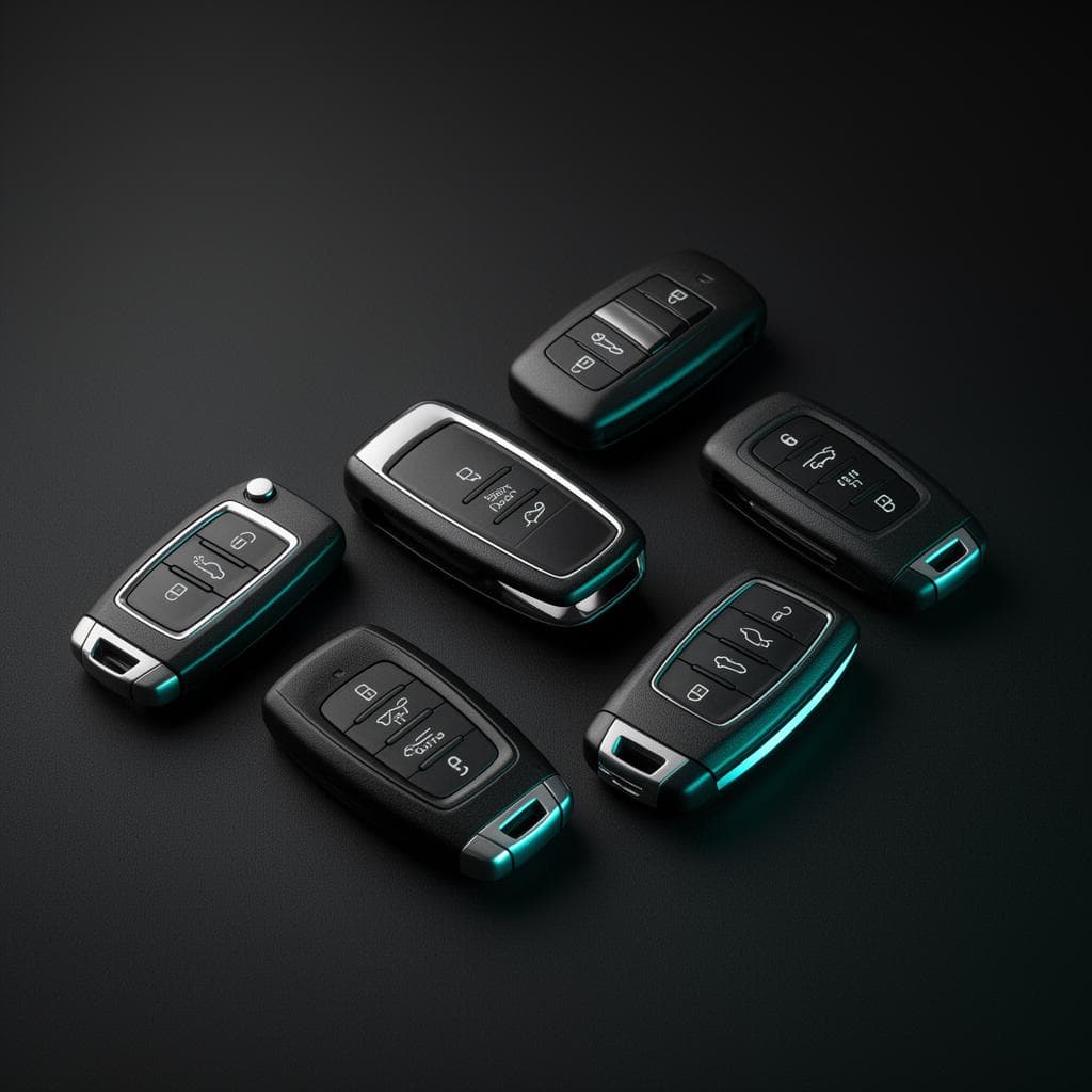 Range of replacement car key fobs available from Travio UK